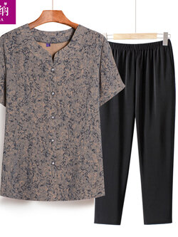 เสื้อคุณยาย เสื้อผู้วัยอายุ60-70ปี มีขนาด L-4XL(อกประมาณ35-45นิ้ว)