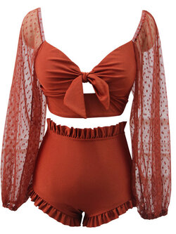 ชุดว่ายน้ำผู้หญิง ชุดว่ายน้ำน่ารัก Bikini ชุดไปทะเล