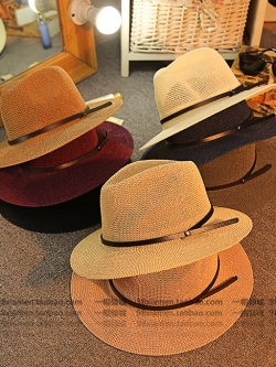 หมวกสาน หมวกไปเที่ยงทะเล ชายหาด