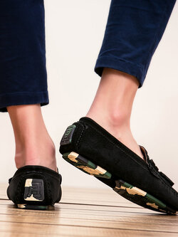 รองเท้าหนังผู้ชาย มีไซส์39-44 รองเท้าโลฟเฟอร์ชาย Slip-On Shoes