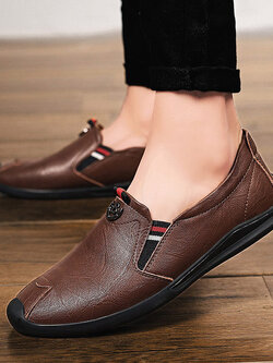 รองเท้าหนังผู้ชาย มีไซส์39-44 รองเท้าโลฟเฟอร์ชาย Slip-On Shoes