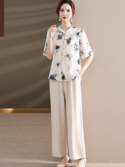 เสื้อผ้าคุณแม่วัย 60 เสื้อคนแก่ผู้หญิงวัย60