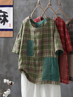 เสื้อเชิ้ตผ้าฝ้ายลินิน ขายเสื้อเชิ้ต ผ้าลินิน เสื้อเชิ้ตผ้าฝ้ายผู้หญิง