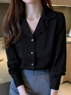 เสื้อสีดำสุภาพ เรียบหรู ดูดี เหมาะกับทุกโอกาส | เสื้อผู้หญิงสุภาพ