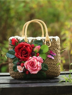 กระเป๋าสานสไตล์ญี่ปุ่น