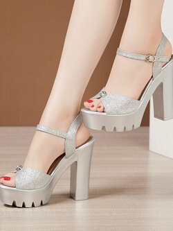 รองเท้าส้นสูงผู้หญิง รองเท้าส้นสูงรัดส้นผู้หญิง ส้นสูงนำเข้า ส้นสูงสวยหรู By Fashion Shoes Cabinat