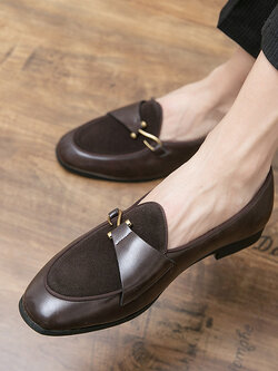 รองเท้าหนังผู้ชาย มีไซส์39-44 รองเท้าโลฟเฟอร์ชาย Slip-On Shoes