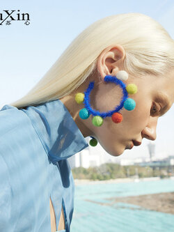 ตุ้มหู ต่างหู ต่างหูผู้หญิง By SuXin