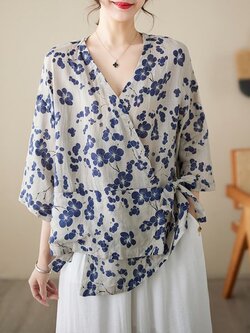 เสื้อลินิน เสื้อผ้าฝ้ายลินิน เสื้อเชิ้ตผ้าลินิน