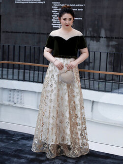 ชุดราตรีคนอ้วน ชุดราตรีไซส์ใหญ่ สาวอวบ ชุดราตรีสาวอวบ ชุดออกงานสาวอวบ ชุดออกงานคนอ้วน