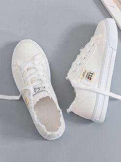 รองเท้าผ้าใบแฟชั่นผู้หญิง ใส่สบาย มีขนาด 35-40