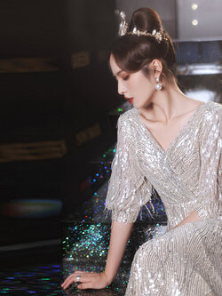 ชุดราตรี ชุดออกงาน ดีไซน์หรู แบรนด์ Angel