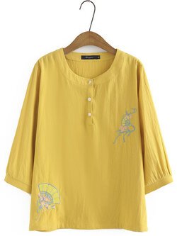 เสื้อลินินสไตล์ผู้ใหญ่ เสื้อคุณแม่ เสื้อผู้ใหญ่ แบรนด์ LININ