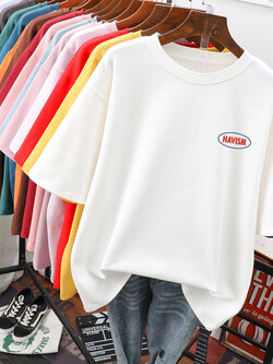 เสื้อยืดคอตตอน สกรีนลายน่ารัก มีหลากหลายสี ส่งฟรีทั่วไทย BY JIMIAO