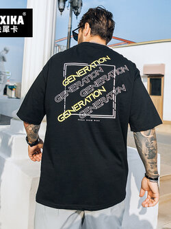 เสื้อยืดผู้ชายอ้วน S-5XL(อกเสื้อ39-51นิ้ว)