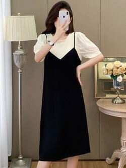 เดรสสีดำสุภาพ เรียบหรู ดูดี เหมาะกับทุกโอกาส | เดรสผู้หญิงแฟชั่นสุภาพ