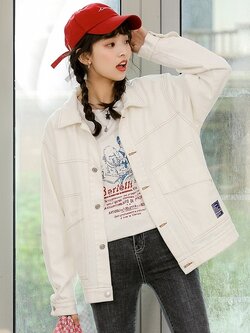 แจ็กเก็ตวัยรุ่น เสื้อคลุมแจ็คเก็ตผู้หญิง เสื้อแจ็คเก็ตกันหนาว