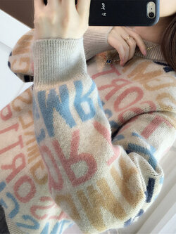 เสื้อไหมพรม เสื้อไหมพรมแขนยาว