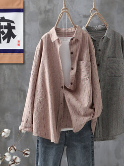 เสื้อเชิ้ตผ้าฝ้ายลินิน ขายเสื้อเชิ้ต ผ้าลินิน เสื้อเชิ้ตผ้าฝ้ายผู้หญิง