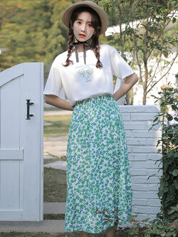 เสื้อผ้าวัยรุ่นเกาหลี เสื้อยืดวัยรุ่นผู้หญิง มีขนาด S M L XL