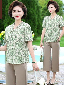 เสื้อผ้าคุณแม่วัย 60 เสื้อคนแก่ผู้หญิงวัย60