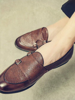 รองเท้าหนังผู้ชาย มีไซส์39-44 รองเท้าโลฟเฟอร์ชาย Slip-On Shoes