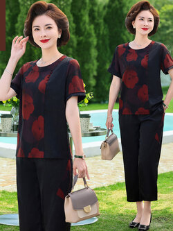 เสื้อผ้าคุณแม่วัย 60 เสื้อคนแก่ผู้หญิงวัย60