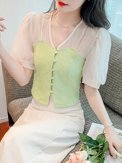 เสื้อเชิ้ตแขนยาววัยรุ่น ลายสวยๆ แบรนด์ YIL AN