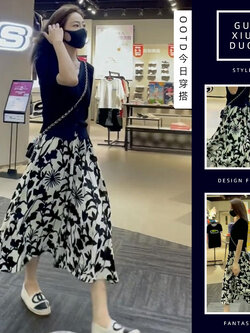 เดรสแขนสั้นมีไซส์L-4XLอก38-47นิ้ว