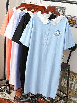 เดรสสไตล์เสื้อยืด S-3XL(อกเสื้อยืด 43- 51 นิ้ว)ใส่สบายๆอยู่บ้าน ใส่นอน