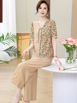 เสื้อผ้าคุณแม่วัย 60 เสื้อคนแก่ผู้หญิงวัย60