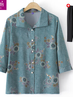 เสื้อคุณยาย เสื้อผู้วัยอายุ60-70ปี มีขนาด L-4XL(อกประมาณ35-45นิ้ว)