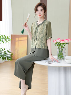 เสื้อผ้าคุณแม่วัย 60 เสื้อคนแก่ผู้หญิงวัย60