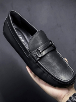 รองเท้าโลฟเฟอร์ชาย รองเท้าผู้ชาย รองเท้าแฟชั่นชาย รองเท้าหนังผู้ชาย Men Loafer Slip-On Shoes