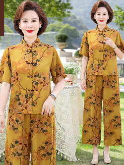 เสื้อผ้าคุณแม่วัย 60 เสื้อคนแก่ผู้หญิงวัย60