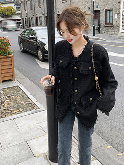 เสื้อโค้ท เสื้อโค้ทกันหนาว เสื้อโค้ทใส่เที่ยวต่างประเทศ ยี่ห้อ: Qianziqian