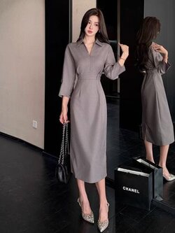 เดรสสีดำสุภาพ เรียบหรู ดูดี เหมาะกับทุกโอกาส | เดรสผู้หญิงแฟชั่นสุภาพ