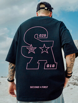 เสื้อยืดผู้ชายอ้วน S-5XL(อกเสื้อ39-51นิ้ว)