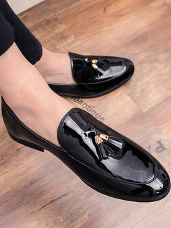 รองเท้าโลฟเฟอร์ชาย รองเท้าผู้ชาย รองเท้าแฟชั่นชาย รองเท้าหนังผู้ชาย Men Loafer Slip-On Shoes