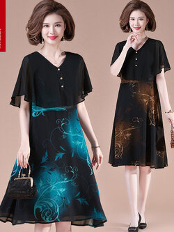 เดรสวัยผู้ใหญ่40-60ปี เดรสคุณแม่ ชุดเดรสทำงานวัยผู้ใหญ่ แบรนด์ MAMA DRESS