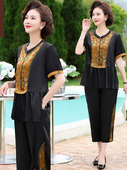 เสื้อผ้าคุณแม่วัย 60 เสื้อคนแก่ผู้หญิงวัย60