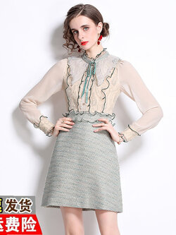 ชุดเดรสเรียบหรูดูแพง เดรสแบรนด์ DG Boutique