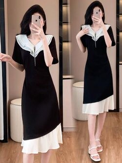 เดรสสีดำสุภาพ เรียบหรู ดูดี เหมาะกับทุกโอกาส | เดรสผู้หญิงแฟชั่นสุภาพ