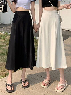 กระโปรงยาว กระโปรงยาวทรงเอ กระโปรงทำงาน