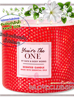 Bath & Body Works Slatkin & Co / Candle 14.5 oz. (You're the One) *หอมกลิ่นกุหลาบและสตอเบอรี่หอมหวาน