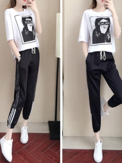 ชุดวอร์ม สูทเกาหลี Jumpsuit ชุดจั้มสูท ชุดเซท 2 ชิ้น ชุดกีฬาผู้หญิง ชุดออกกำลังกาย เสื้อกันหนาว ชุดวอร์มคู่