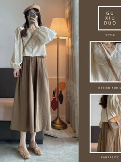 เดรสแขนสั้นมีไซส์L-4XLอก38-47นิ้ว