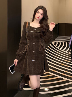 เดรสสาวอวบ มีไซส์ L-4XLอกเสื้อ 38-47 นิ้ว ใส่ได้ทั้งสาวหุ่นดีน่ารักจนถึงสาวอวบพลัสไซส์ จัดส่งฟรี! ทักแชทสั่งซื้อ