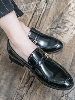 รองเท้าหนังผู้ชาย มีไซส์39-44 รองเท้าโลฟเฟอร์ชาย Slip-On Shoes