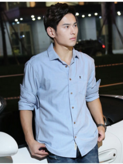 เสื้อเชิ้ตผู้ชาย คอปก*วัดไซต์ให้แน่ใจก่อนสั่ง*